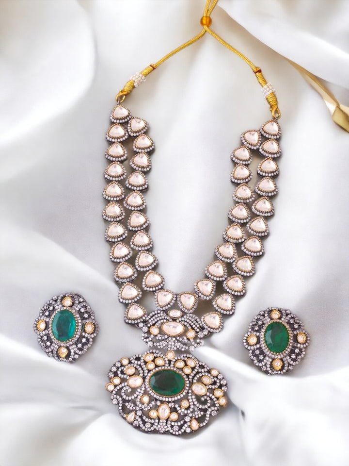 Emerald Benisha Zirconia Jewellery Set