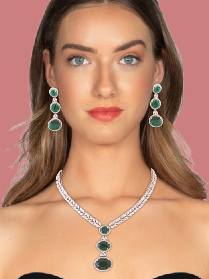 Emerald Benito Zirconia Jewellery Set