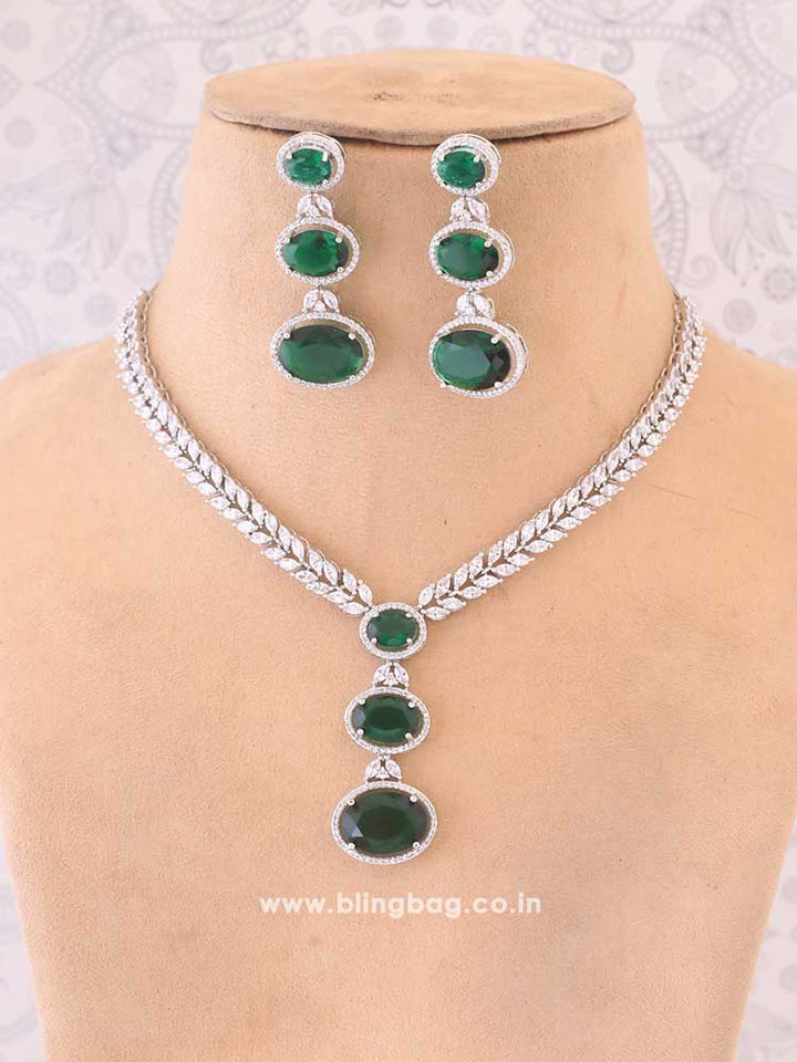 Emerald Benito Zirconia Jewellery Set