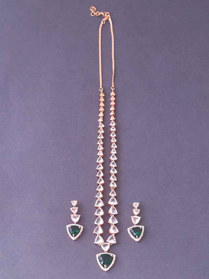 Emerald Bertina Zirconia Jewellery Set