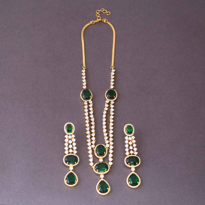 Emerald Bethany Zirconia Jewellery Set