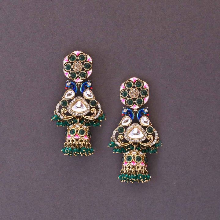 Emerald Bhagya Jhumkis