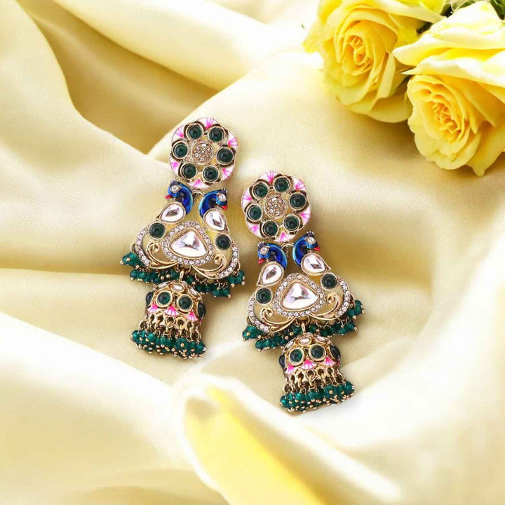 Emerald Bhagya Jhumkis