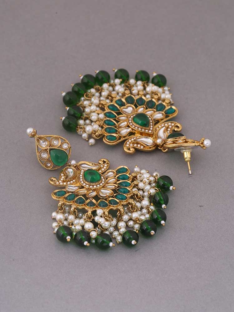 Emerald Bhumika Ethnic Danglers