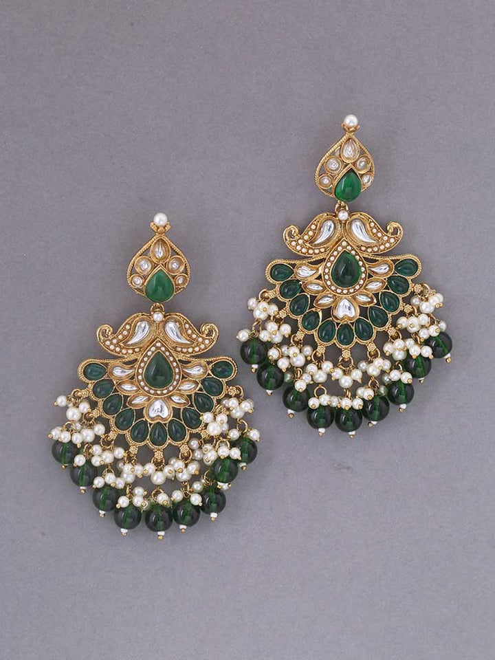 Emerald Bhumika Ethnic Danglers