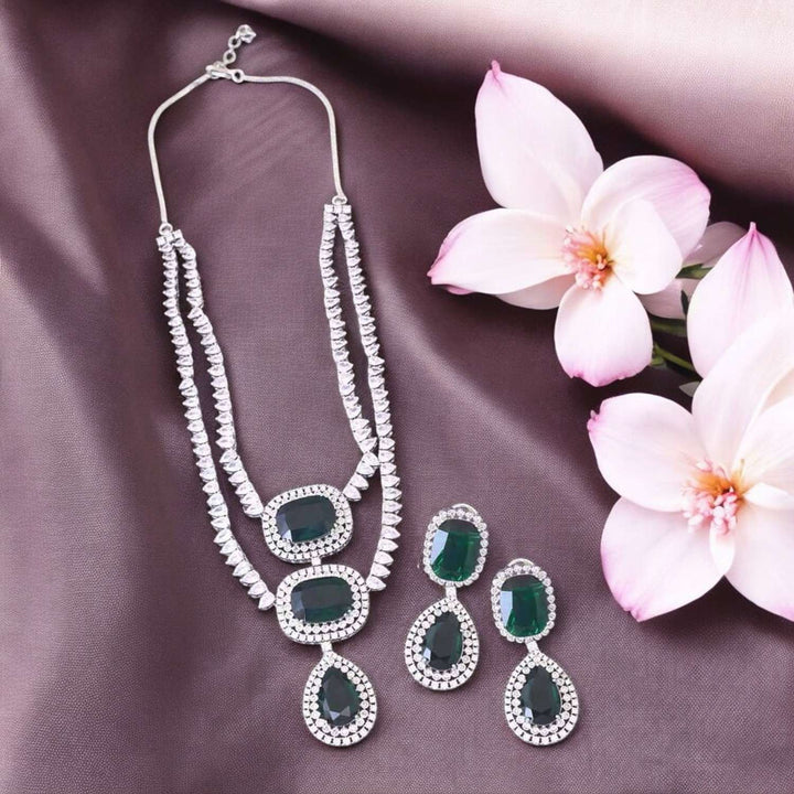 Emerald Bincy Zirconia Jewellery Set