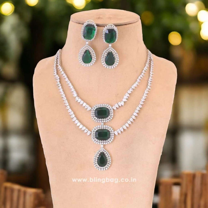Emerald Bincy Zirconia Jewellery Set