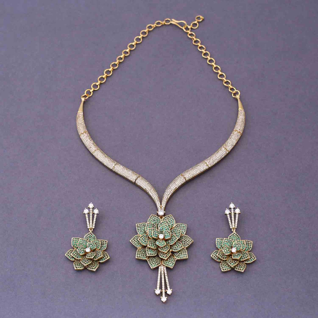Emerald Blanka Victorian Jewellery Set - New Arrival