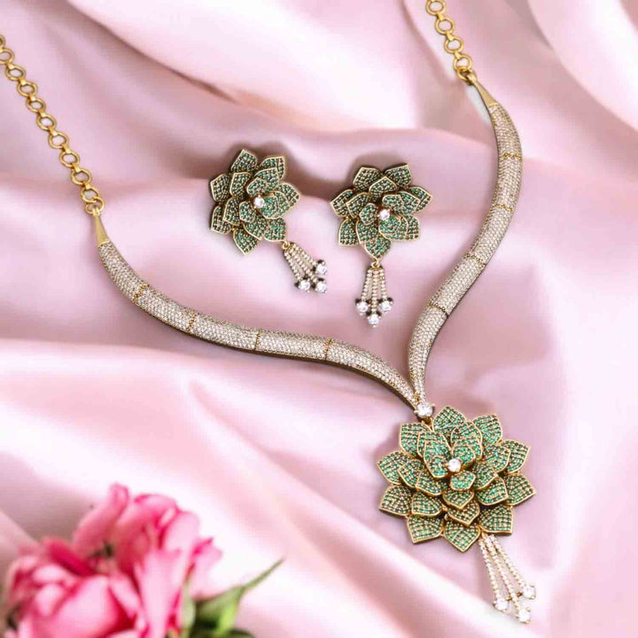 Emerald Blanka Victorian Jewellery Set - New Arrival