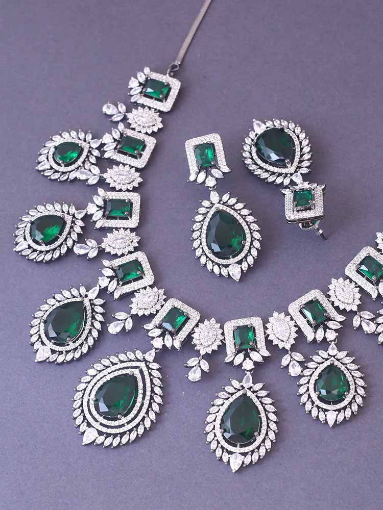 Emerald Blinera Zirconia Jewellery Set