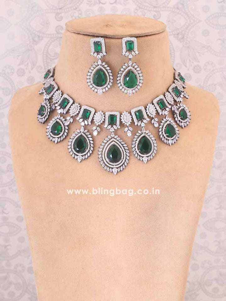 Emerald Blinera Zirconia Jewellery Set
