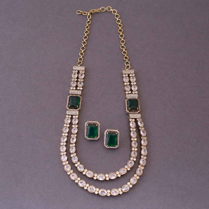 Emerald Blisse Victorian Jewellery Set - New Arrival
