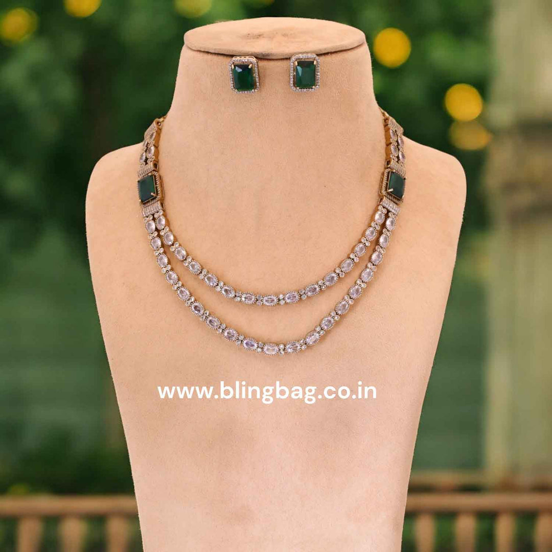 Emerald Blisse Victorian Jewellery Set - New Arrival