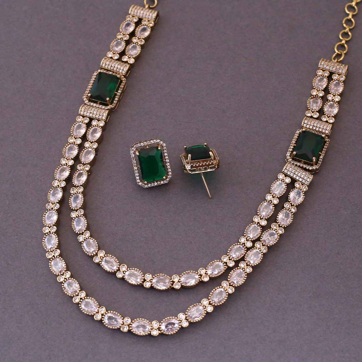 Emerald Blisse Victorian Jewellery Set - New Arrival
