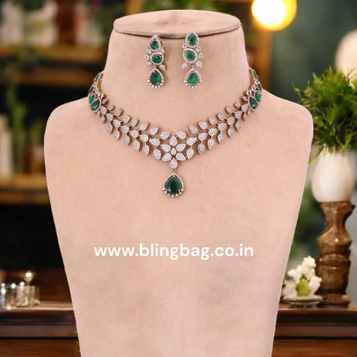 Emerald Branka Victorian Jewellery Set - New Arrival