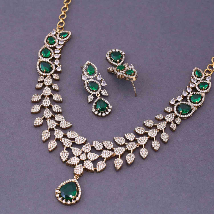 Emerald Branka Victorian Jewellery Set - New Arrival