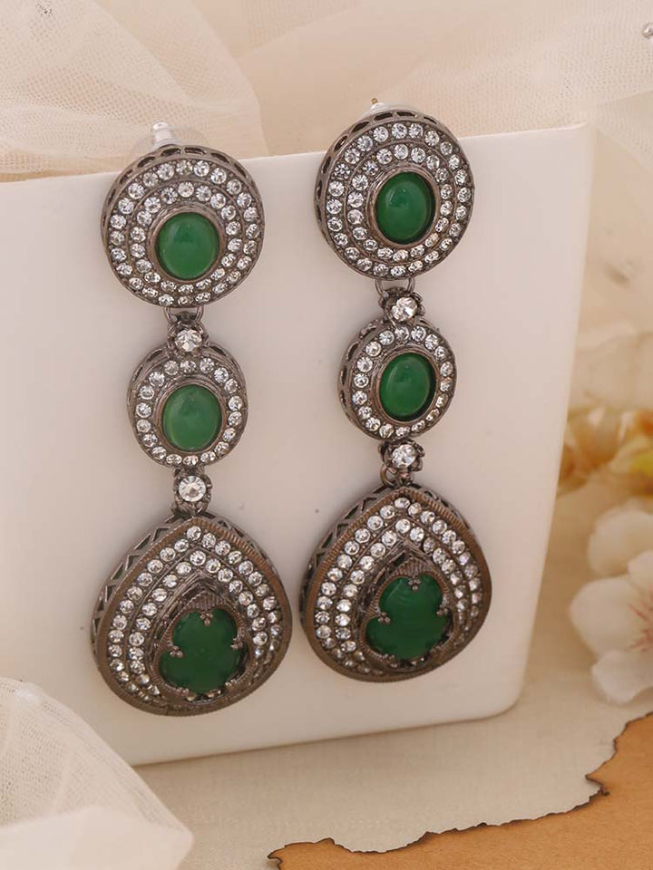 Emerald Briella Zirconia Danglers