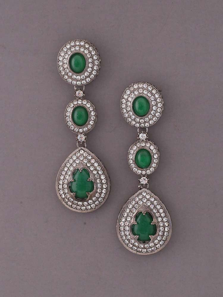 Emerald Briella Zirconia Danglers