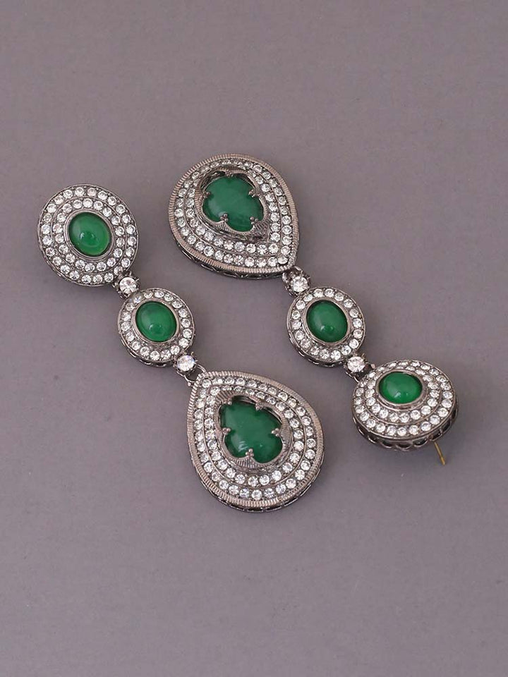 Emerald Briella Zirconia Danglers