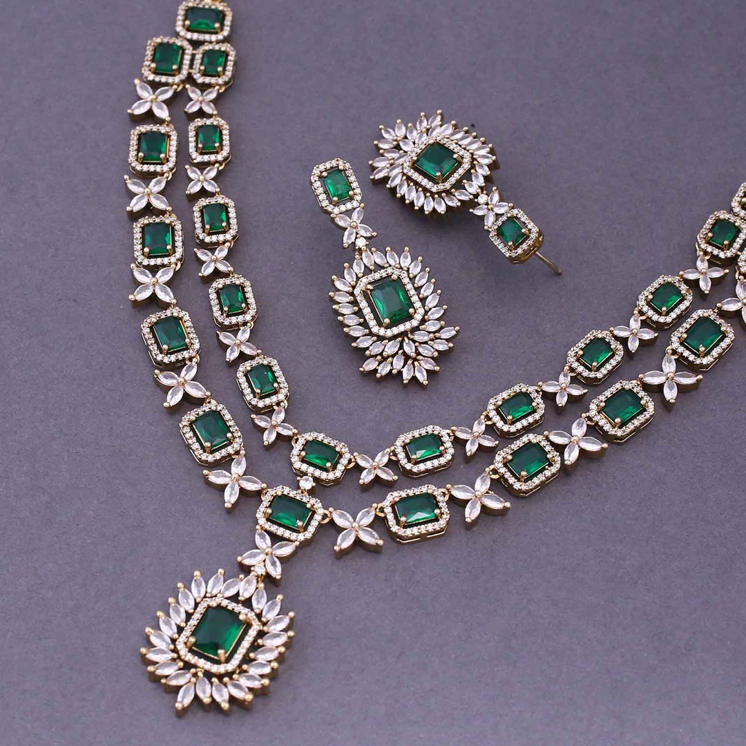 Emerald Brina Victorian Jewellery Set - New Arrival