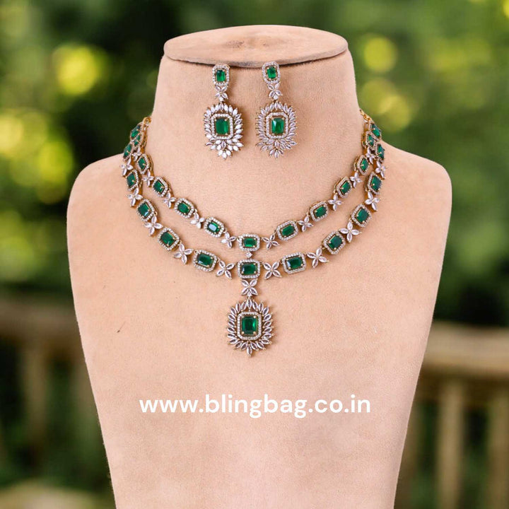 Emerald Brina Victorian Jewellery Set - New Arrival