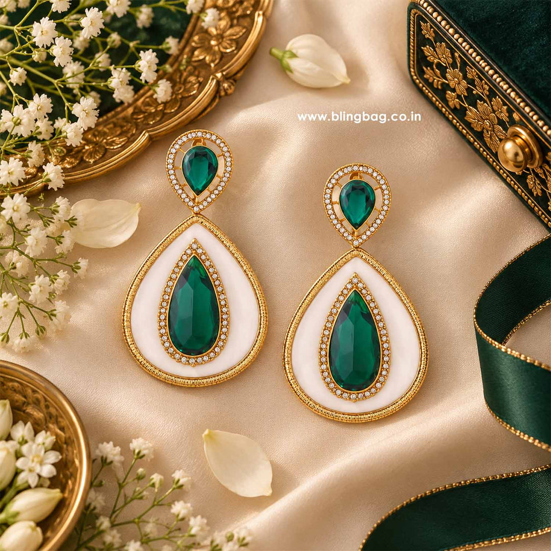 Emerald Brishti Danglers