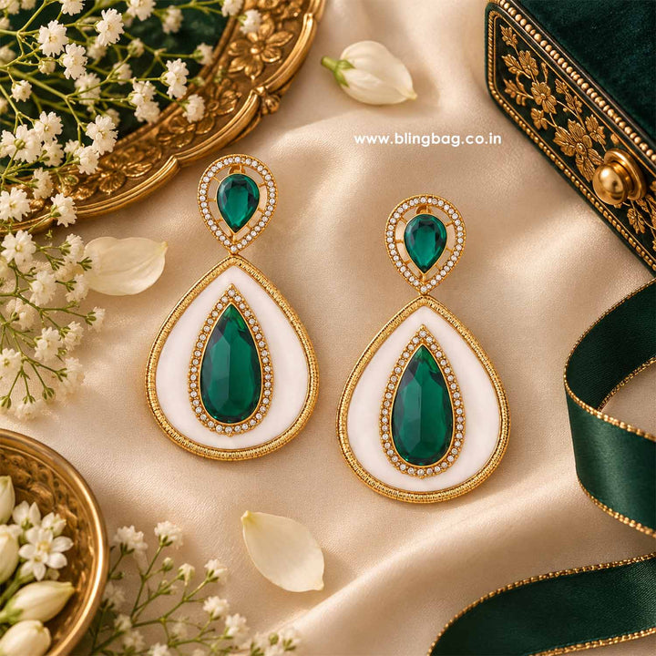 Emerald Brishti Danglers