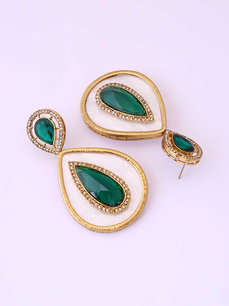 Emerald Brishti Danglers