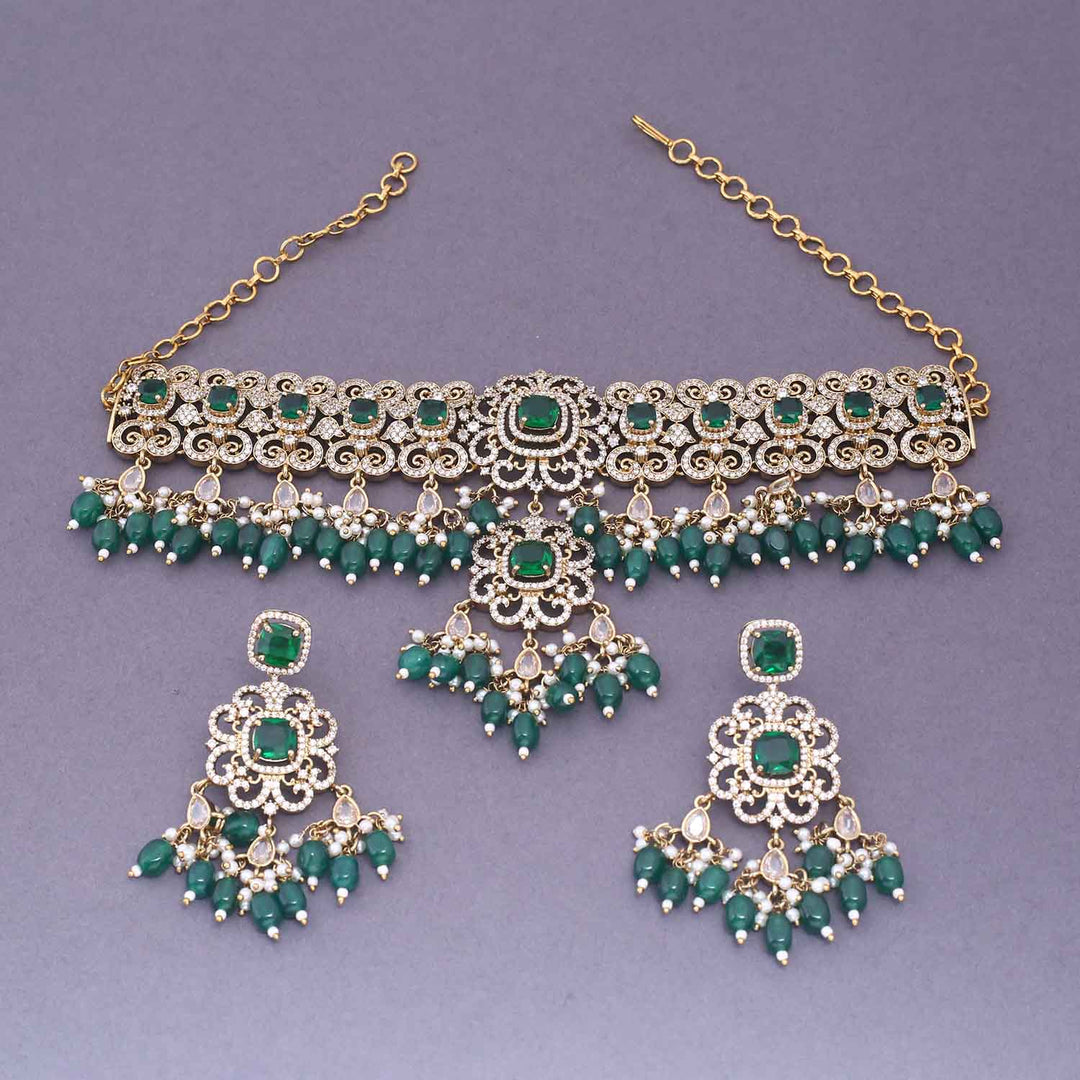 Emerald Brittani Victorian Jewellery Set - New Arrival