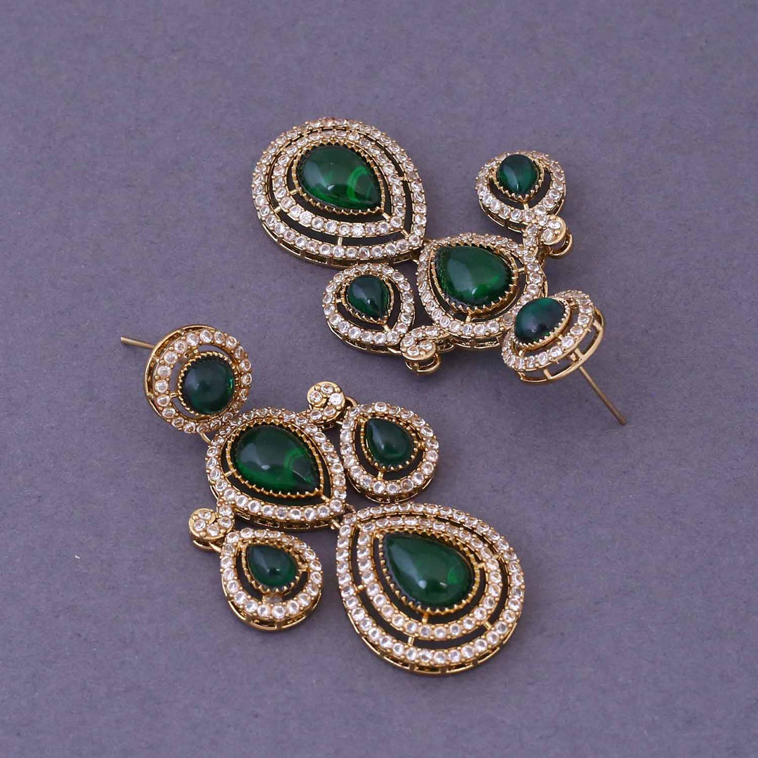 Emerald Buthaina Danglers