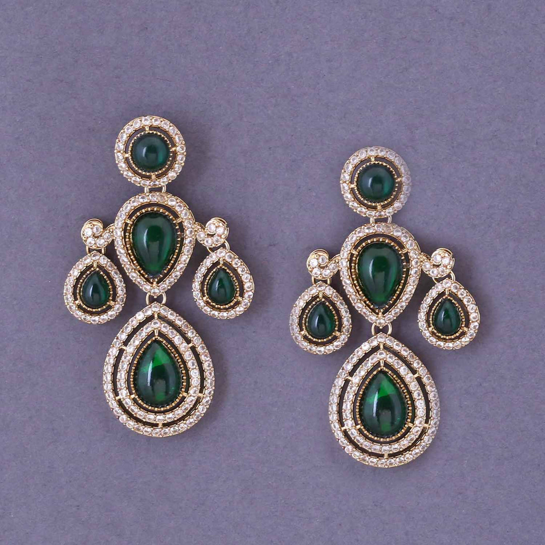Emerald Buthaina Danglers