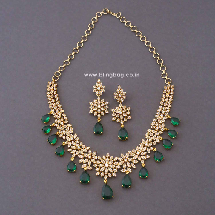Emerald Caliora Victorian Jewellery Set - New Arrival