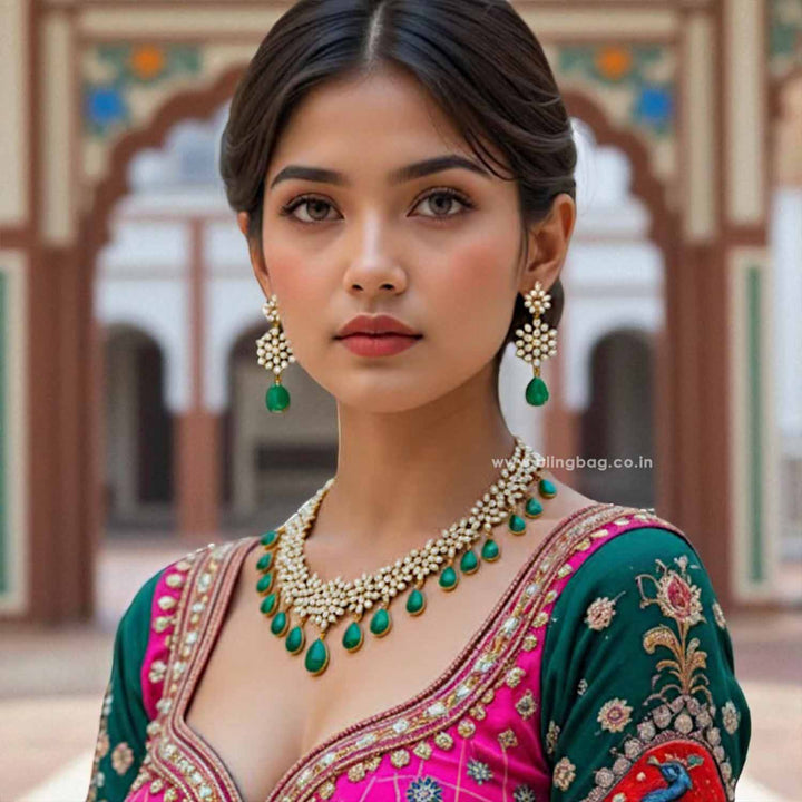 Emerald Caliora Victorian Jewellery Set - New Arrival