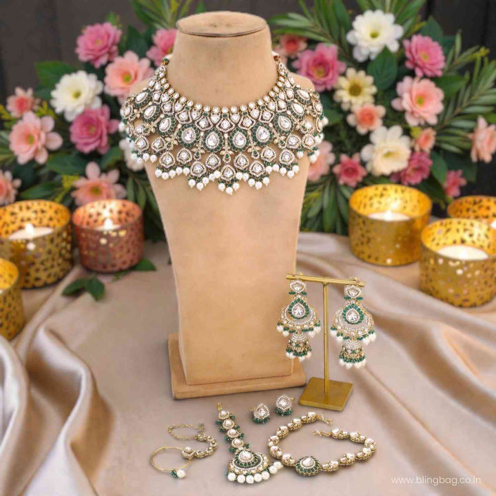 Emerald Calvin Bridal Jewellery Set