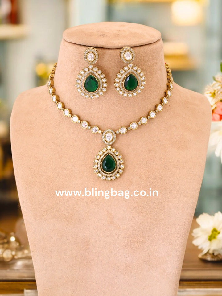 Emerald Cameron Victorian Jewellery Set - New Arrival