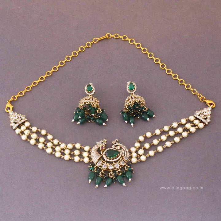 Emerald Carina Victorian Jewellery Set - New Arrival