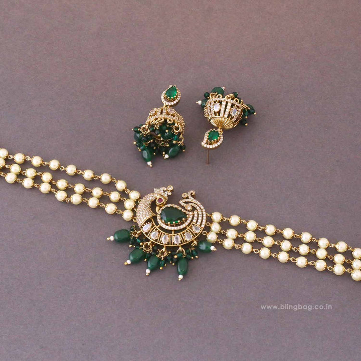 Emerald Carina Victorian Jewellery Set - New Arrival