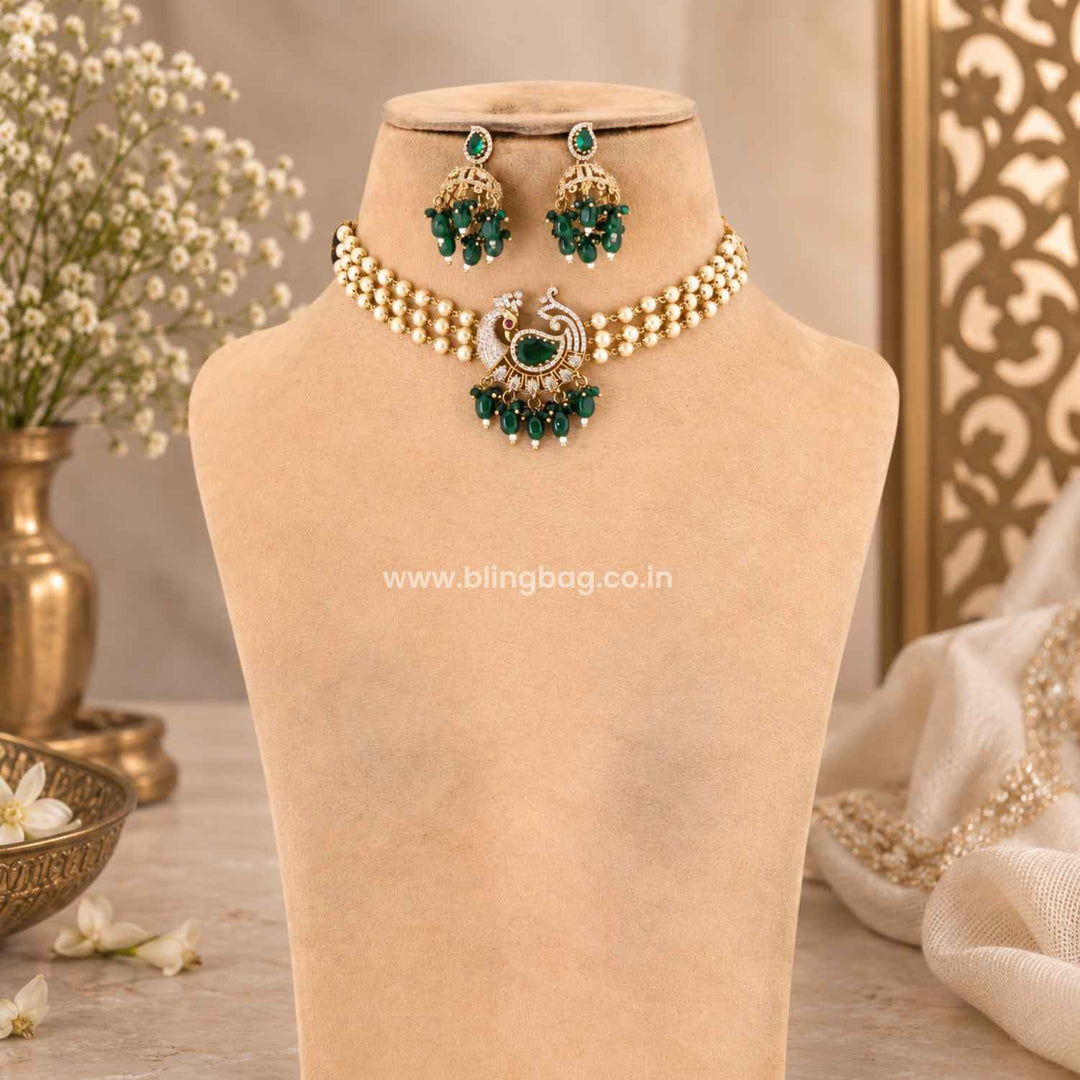 Emerald Carina Victorian Jewellery Set - New Arrival