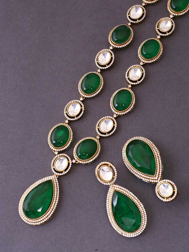 Emerald Cassidy Zirconia Jewellery Set