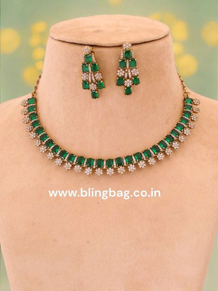 Emerald Catharina Victorian Jewellery Set - New Arrival