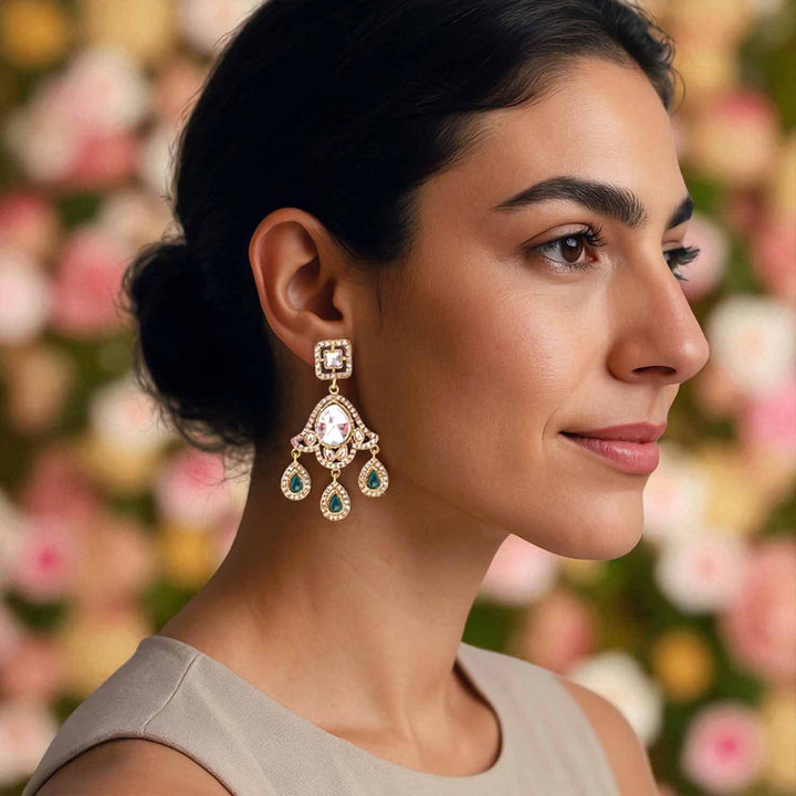 Emerald Chandni Danglers