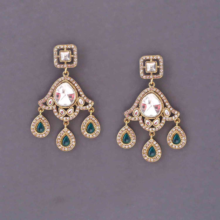 Emerald Chandni Danglers