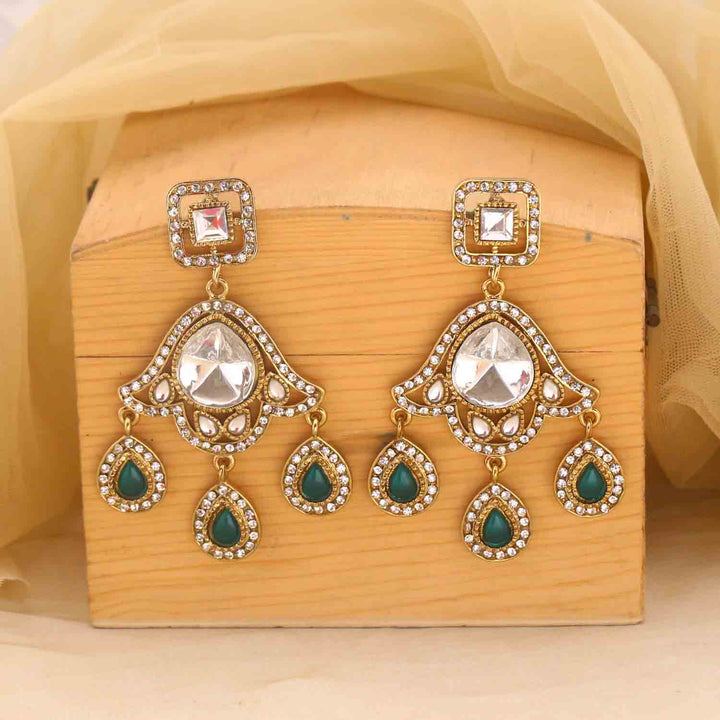 Emerald Chandni Danglers