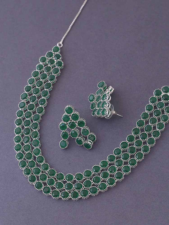 Emerald Chantelle Zirconia Jewellery Set