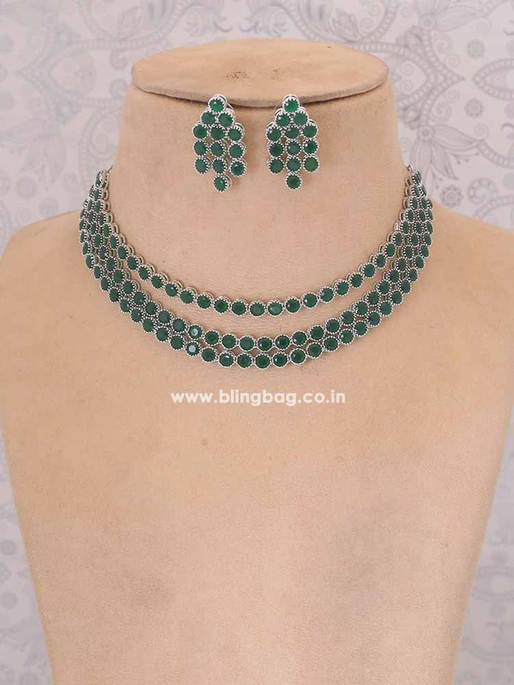 Emerald Chantelle Zirconia Jewellery Set