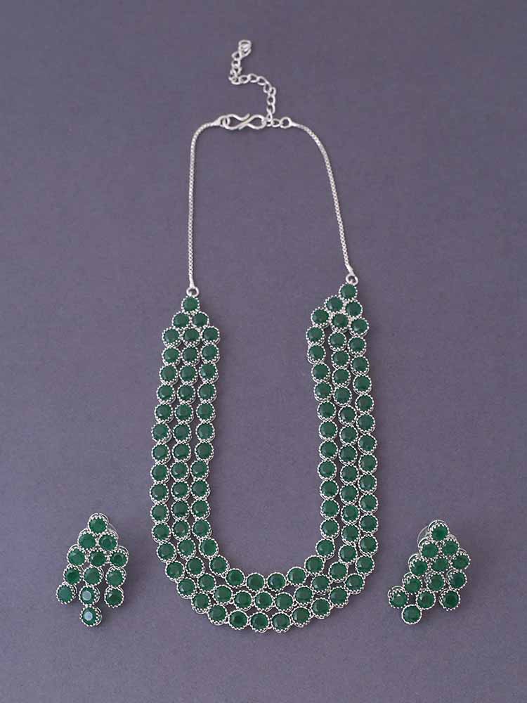 Emerald Chantelle Zirconia Jewellery Set