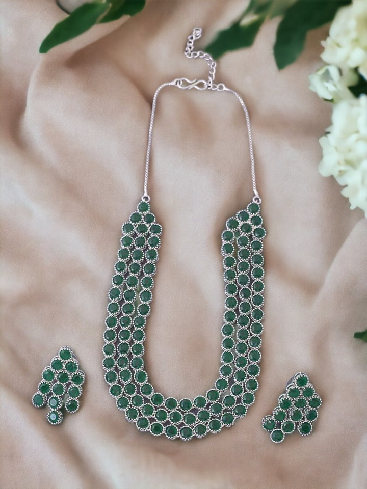 Emerald Chantelle Zirconia Jewellery Set