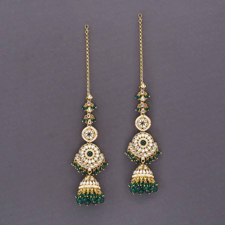 Emerald Charita Kundan Bridal Jewellery Set
