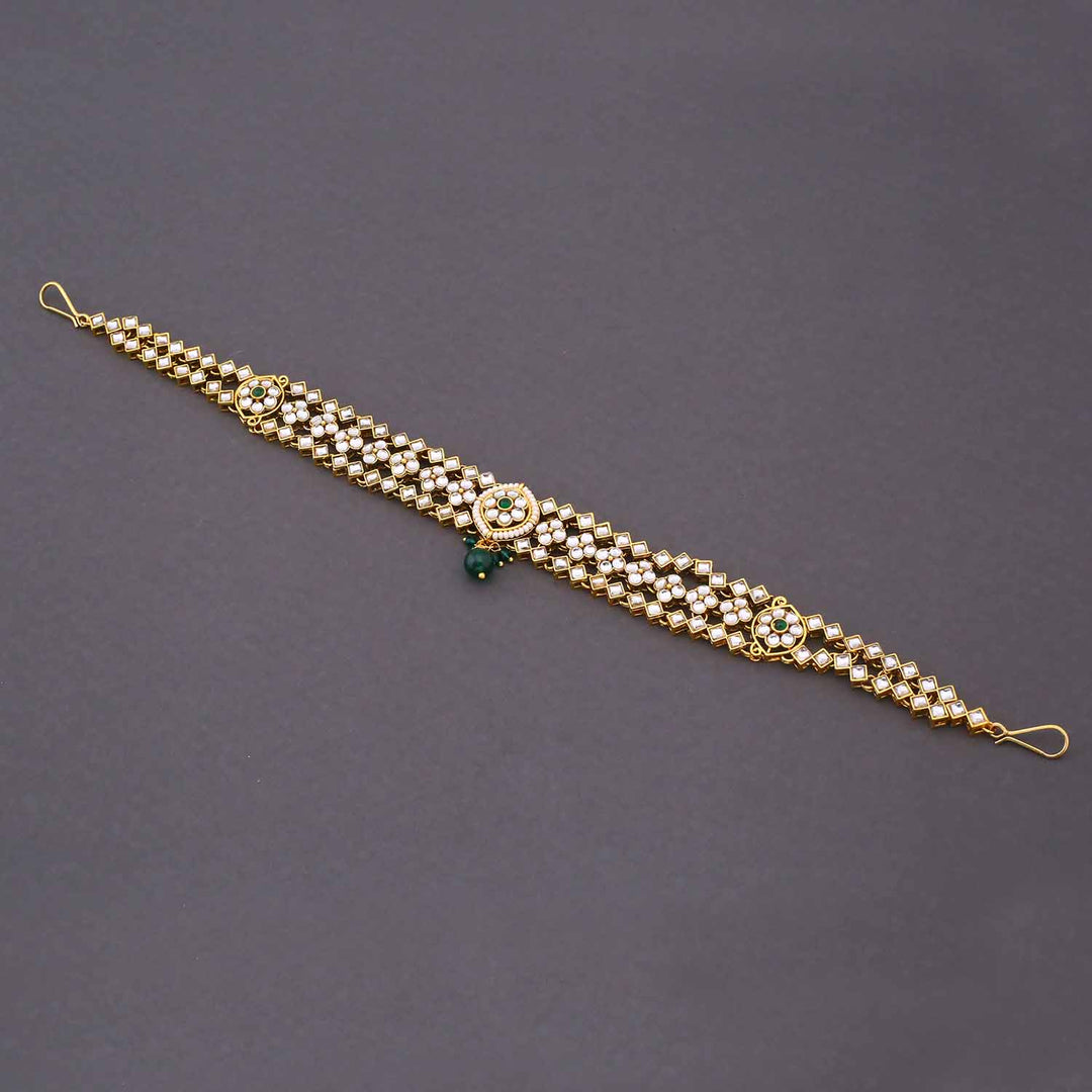 Emerald Charita Kundan Bridal Jewellery Set