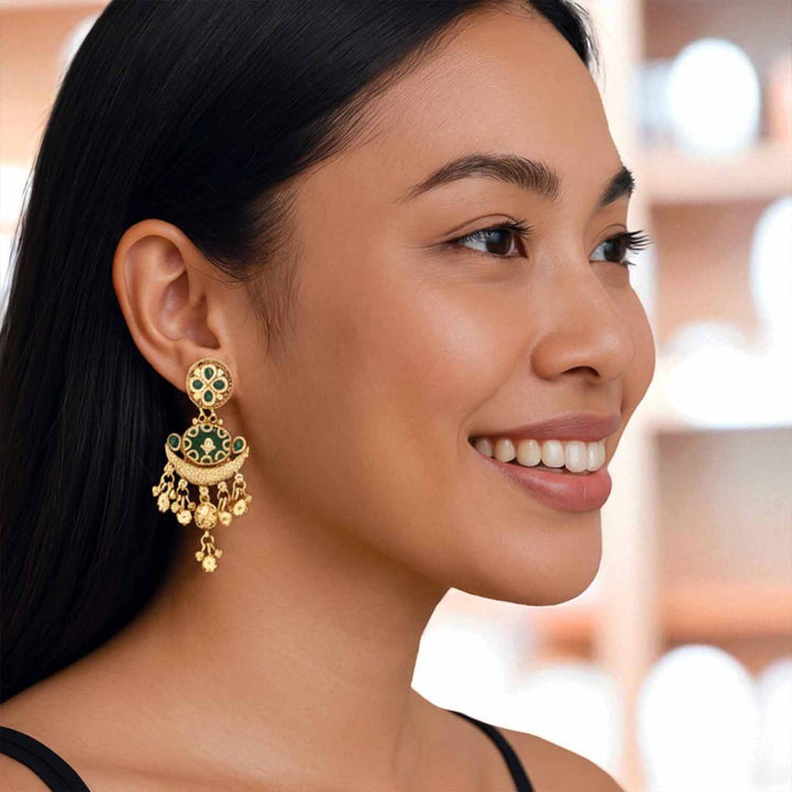 Emerald Chetana Heritage Danglers